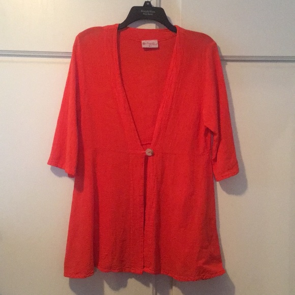 jennifer McNeill Tops - Gauze jacket with one button